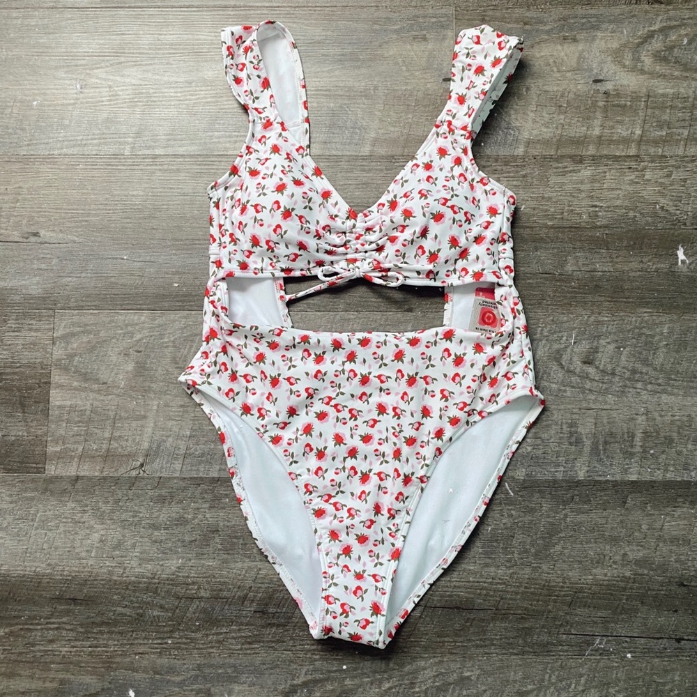 One Piece Cutout Swimsuit
